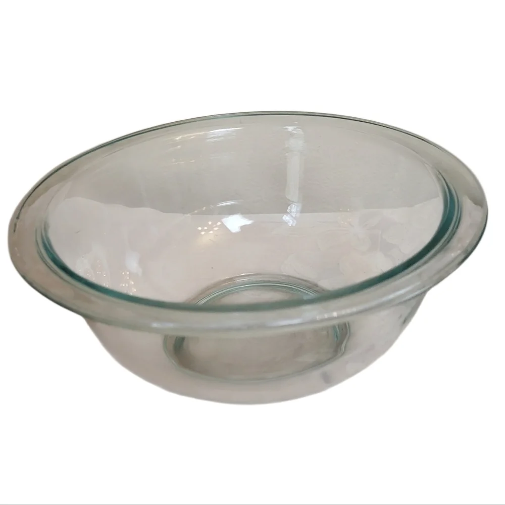 Pyrex 322 Clear Glass Mixing Bowl 1 Quart
